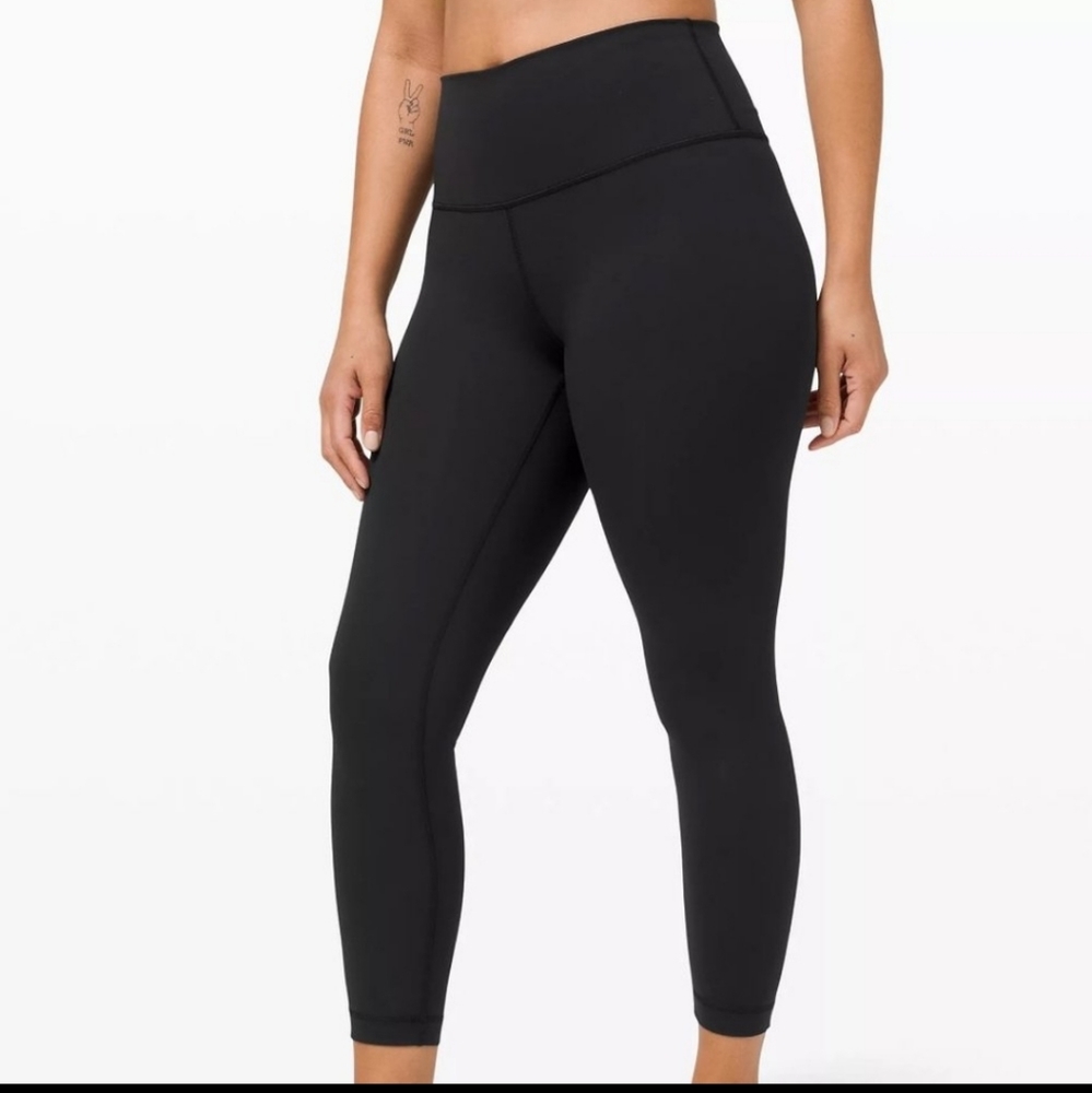 Lululemon Wunder Under 25 Leggings Black 12